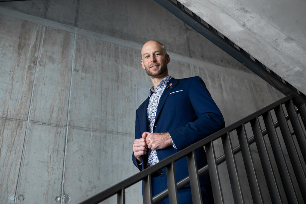 Tomáš Hellebrandt pri rozhovore v Bratislave. 