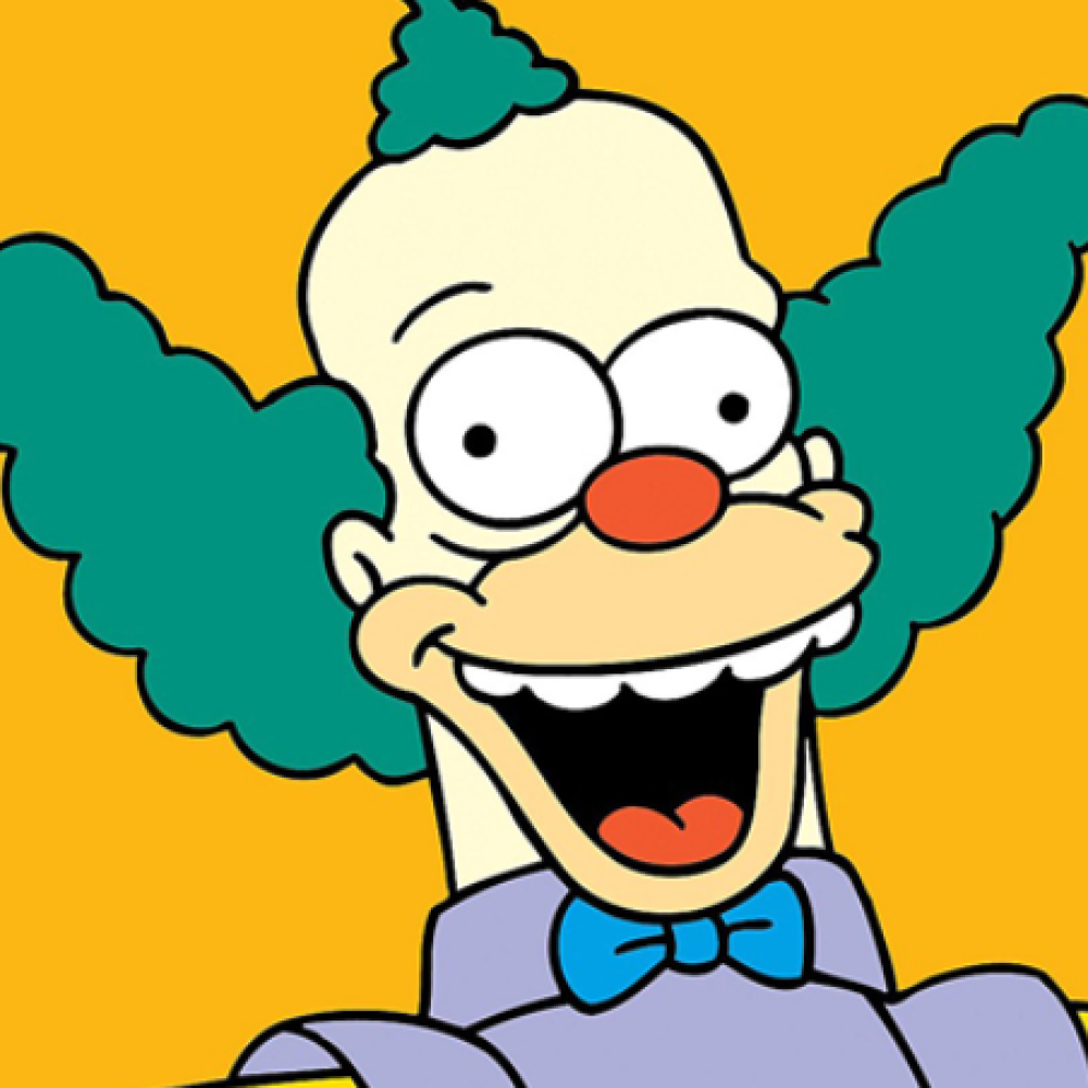 Ktorého seriálu je súčasťou klaun Krusty?