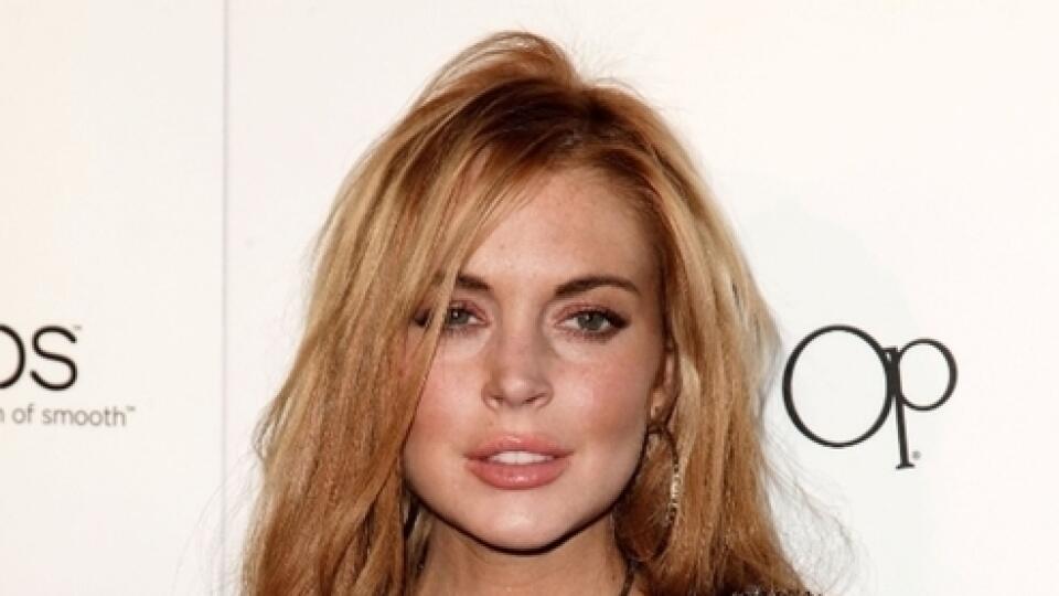 Herečka Lindsay Lohan.