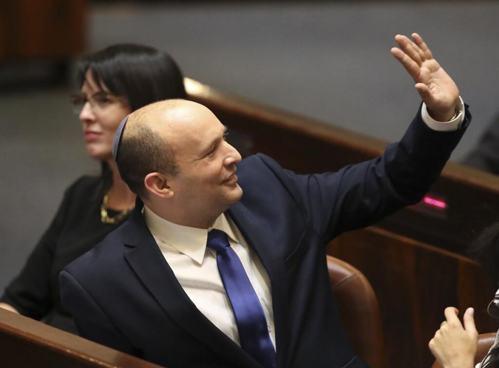 Naftali Bennett krátko po hlasovaní v Knessete