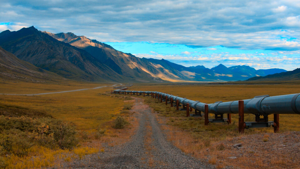 Trans-alaskan,Oil,Pipeline,In,The,North,Slope,Of,Alaska