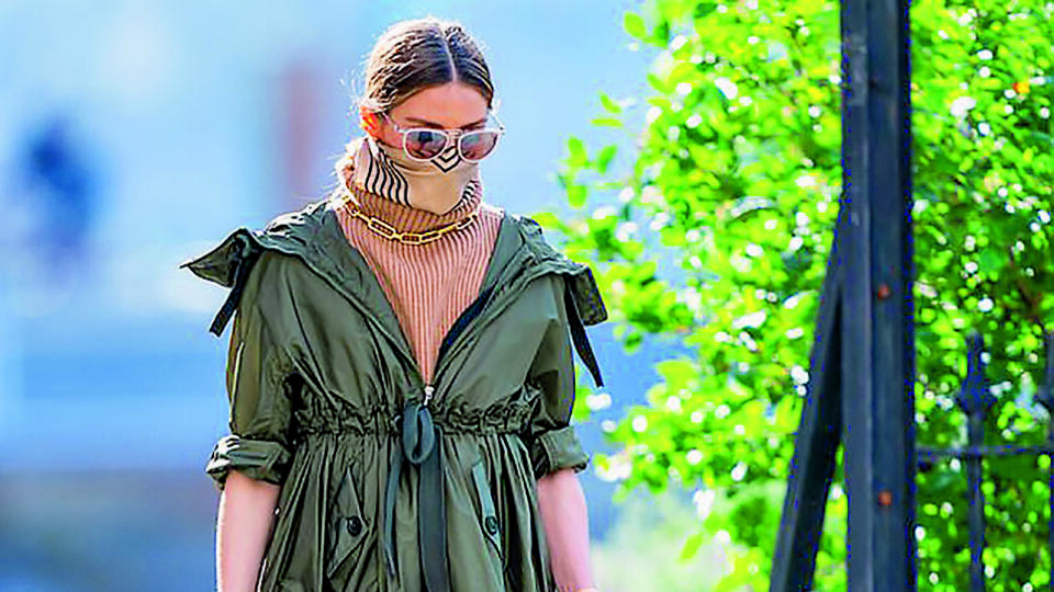 Olivia Palermo v štýlovej parke