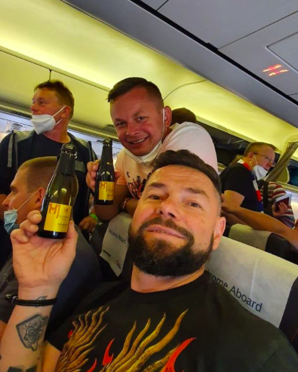 Otec Mareka Hamšíka Richard si zápas totiž pozrel v spoločnosti kamarátov.