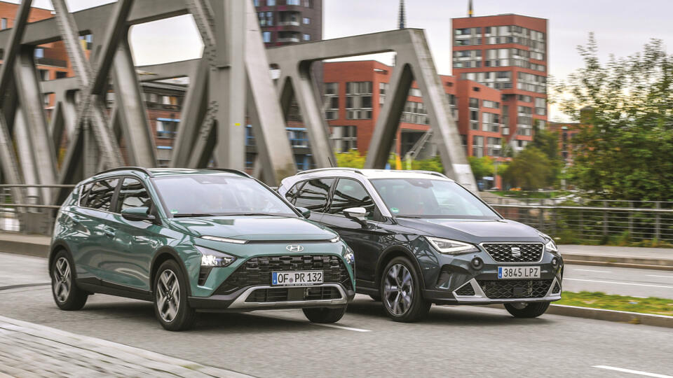 Hyundai Bayon 1.0 T-GDI 48V vs. Seat Arona 1.0 TSI.