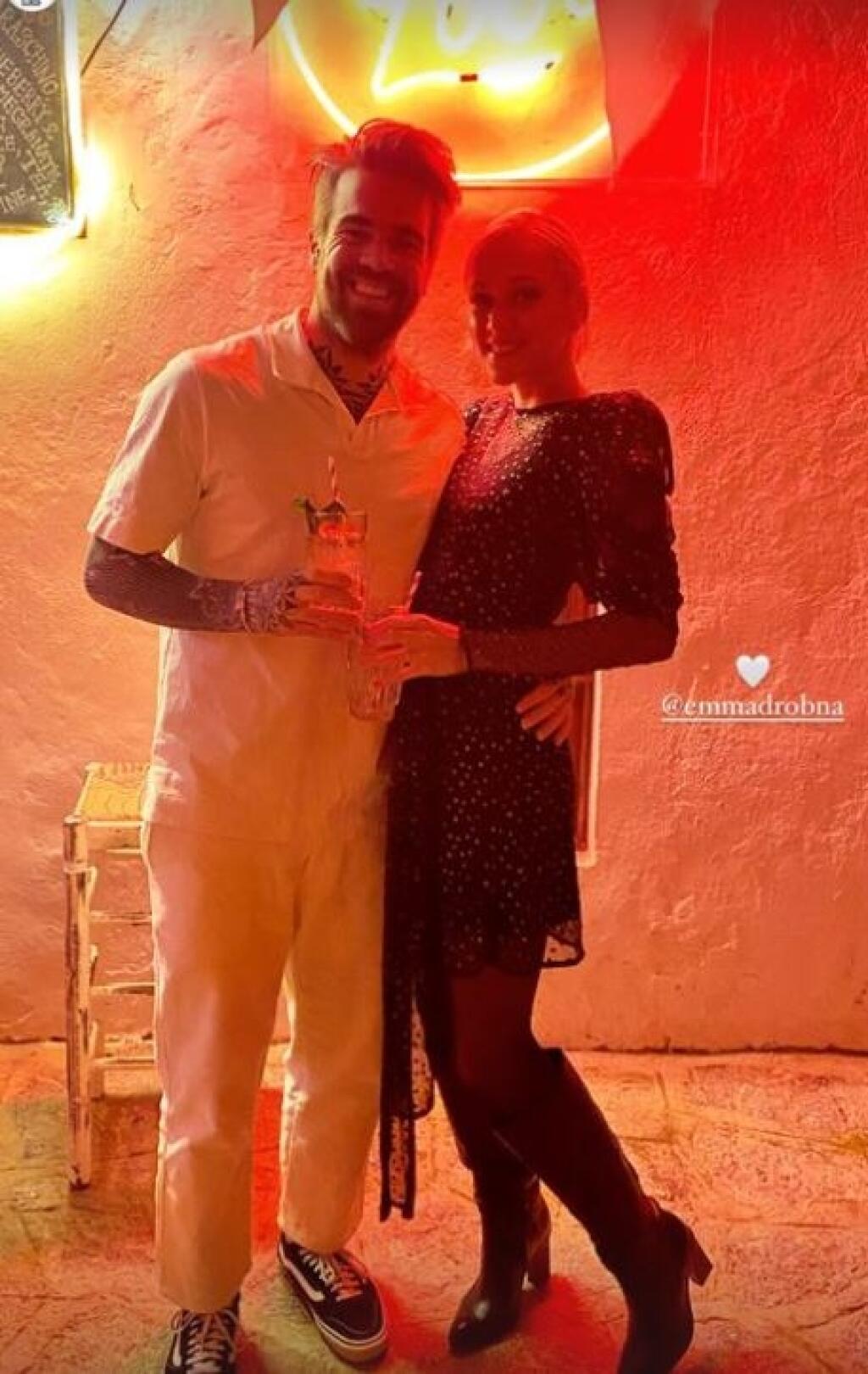 Emma Drobná a Filip Šebo vítali Nový rok na Ibize.
