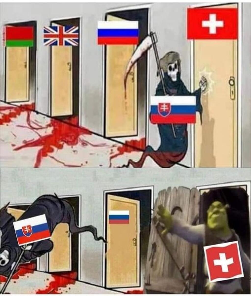 Po debakli o Švajčiarov zaplavili internet drsné vtipy.
