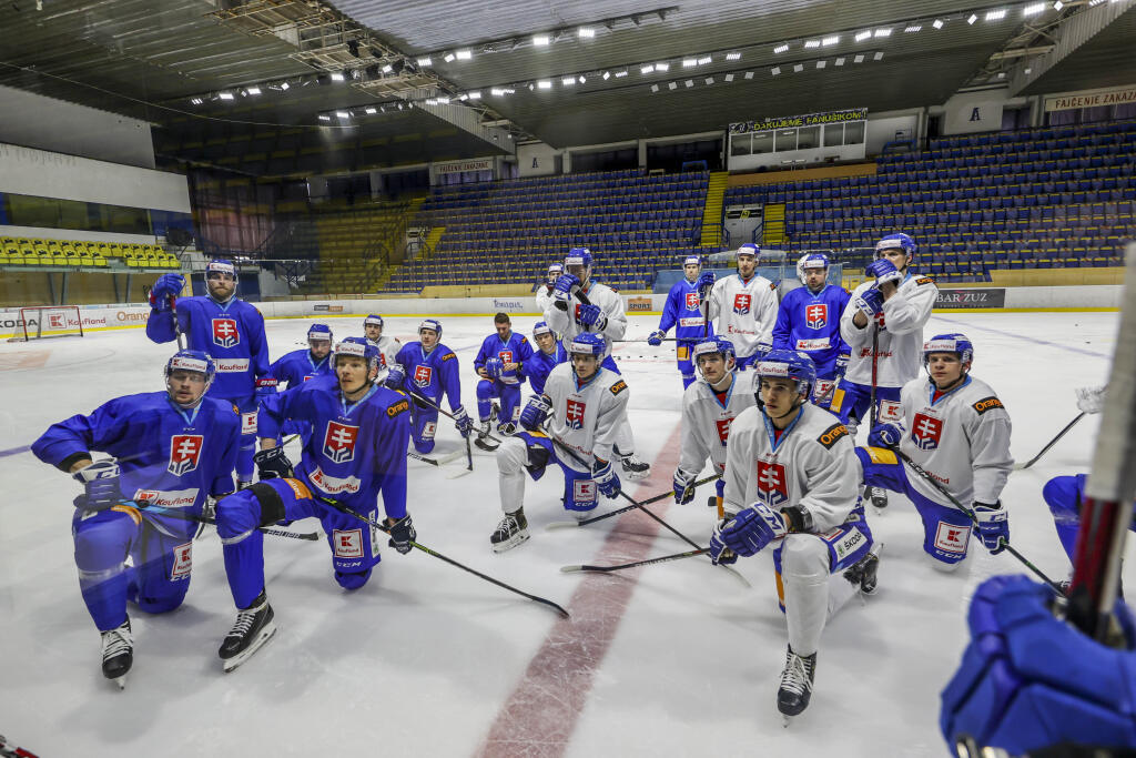 Slovenská reprezentácia sa presunie do Rigy v nedeľu.