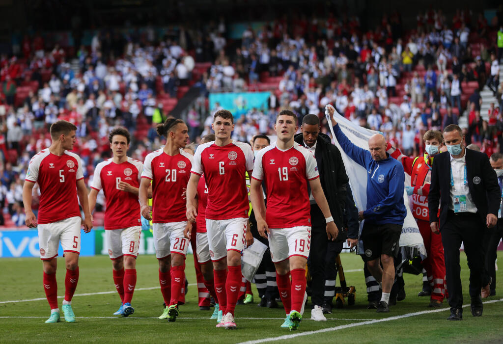 Christian Eriksen počas Eura skolaboval na ihrisku počas zápasu.