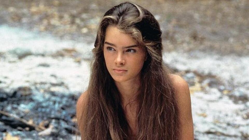 Brooke Shields vo filme Modrá lagúna.