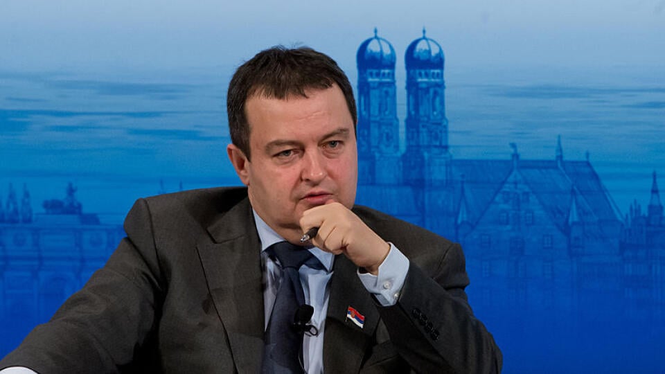 Srbský minister zahraničných vecí Ivica Dačič