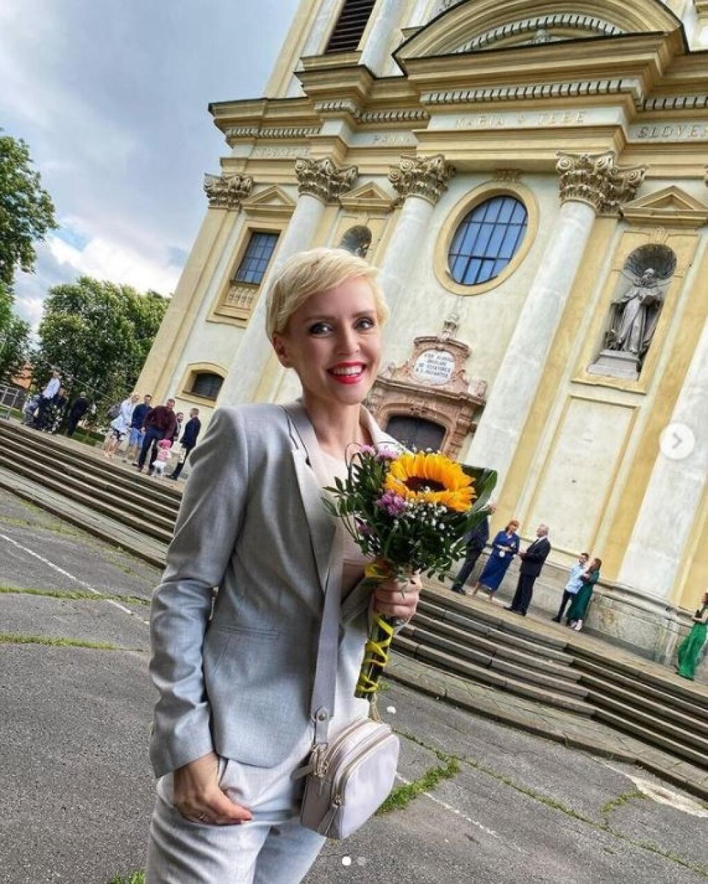 Na svadbe bola aj Kvetka Horváthová.