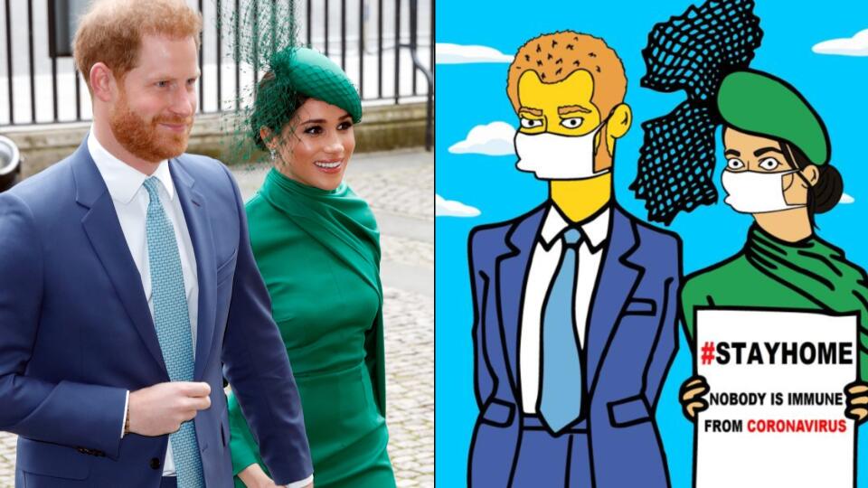 Meghan a Harry netradične.