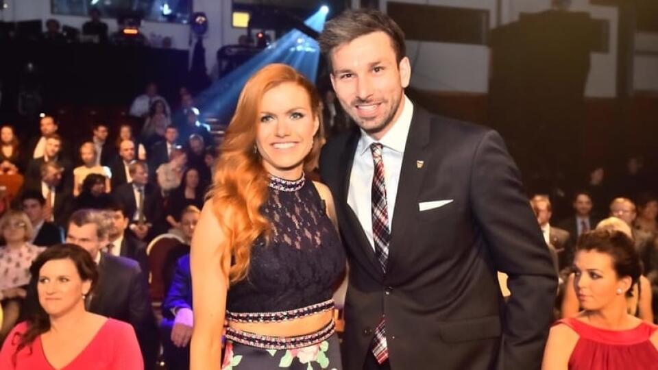Gabriela Koukalová s manželom Petrom Koukalom, ktorý je bedmintonista.