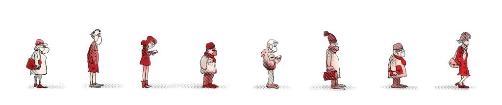 ilustracia, rozostupy, rad, covid-19, ruska