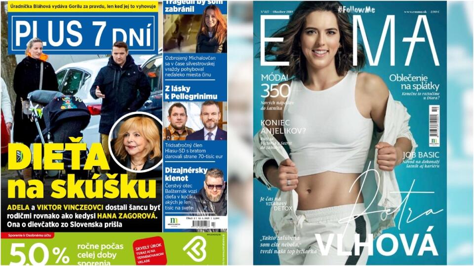 Týždenník Plus 7 dní a časopis EMMA
