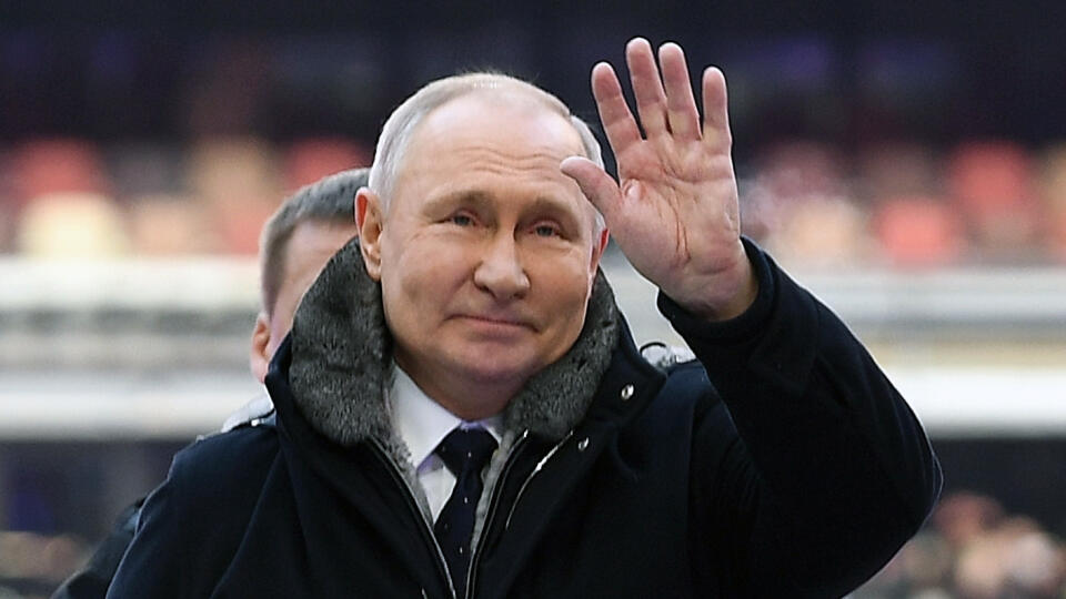 Na snímke ruský prezident Vladimir Putin