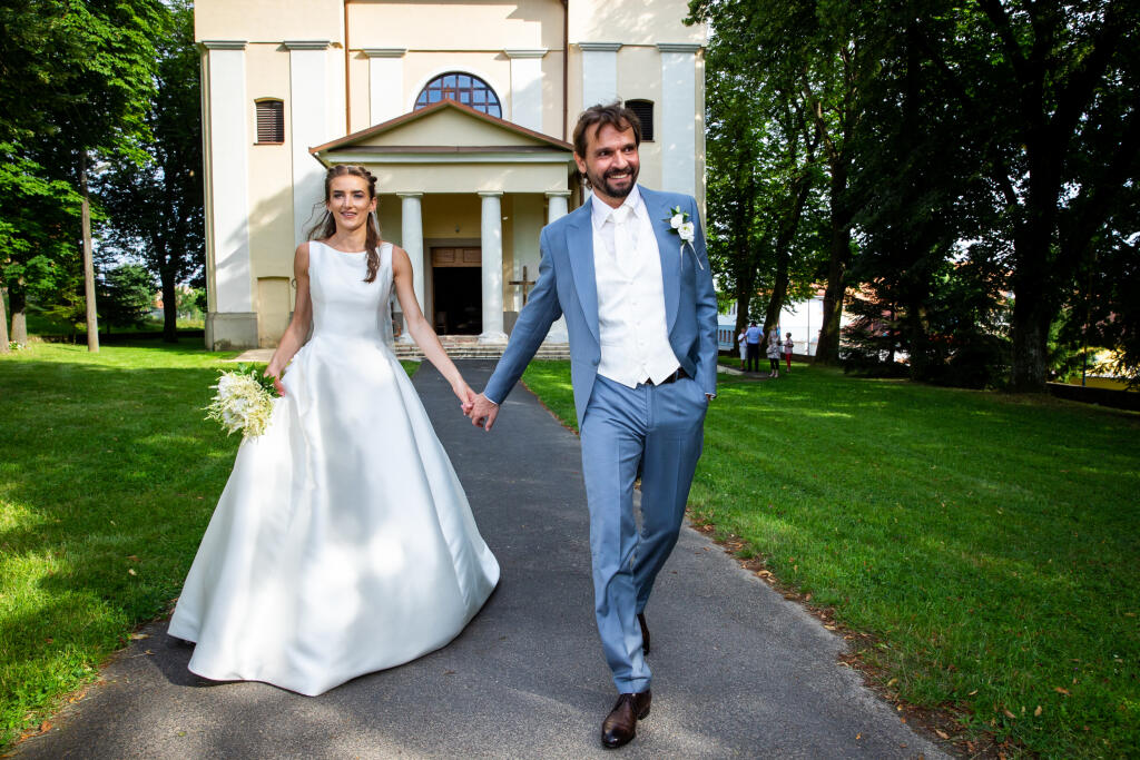 Luxusná svadba Jána Ďurovčíka a Barbory Hlinkovej.