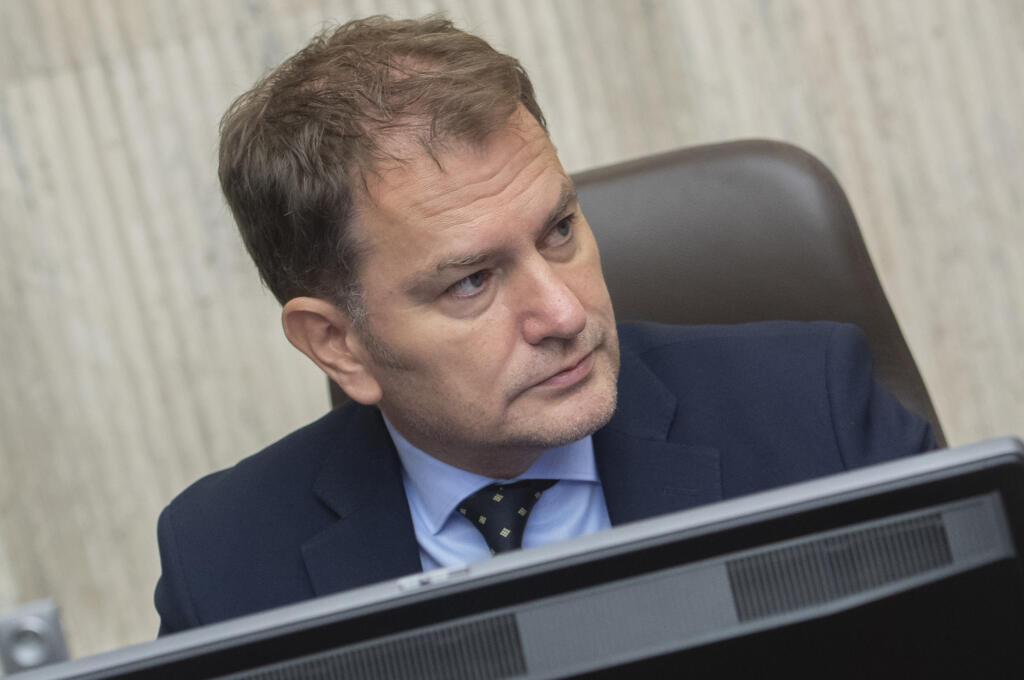 Na snímke podpredseda vlády a minister financií SR Igor Matovič (OĽaNO) počas 104. schôdze vlády SR 21. septembra 2022 v Bratislave. FOTO TASR - Martin Baumann