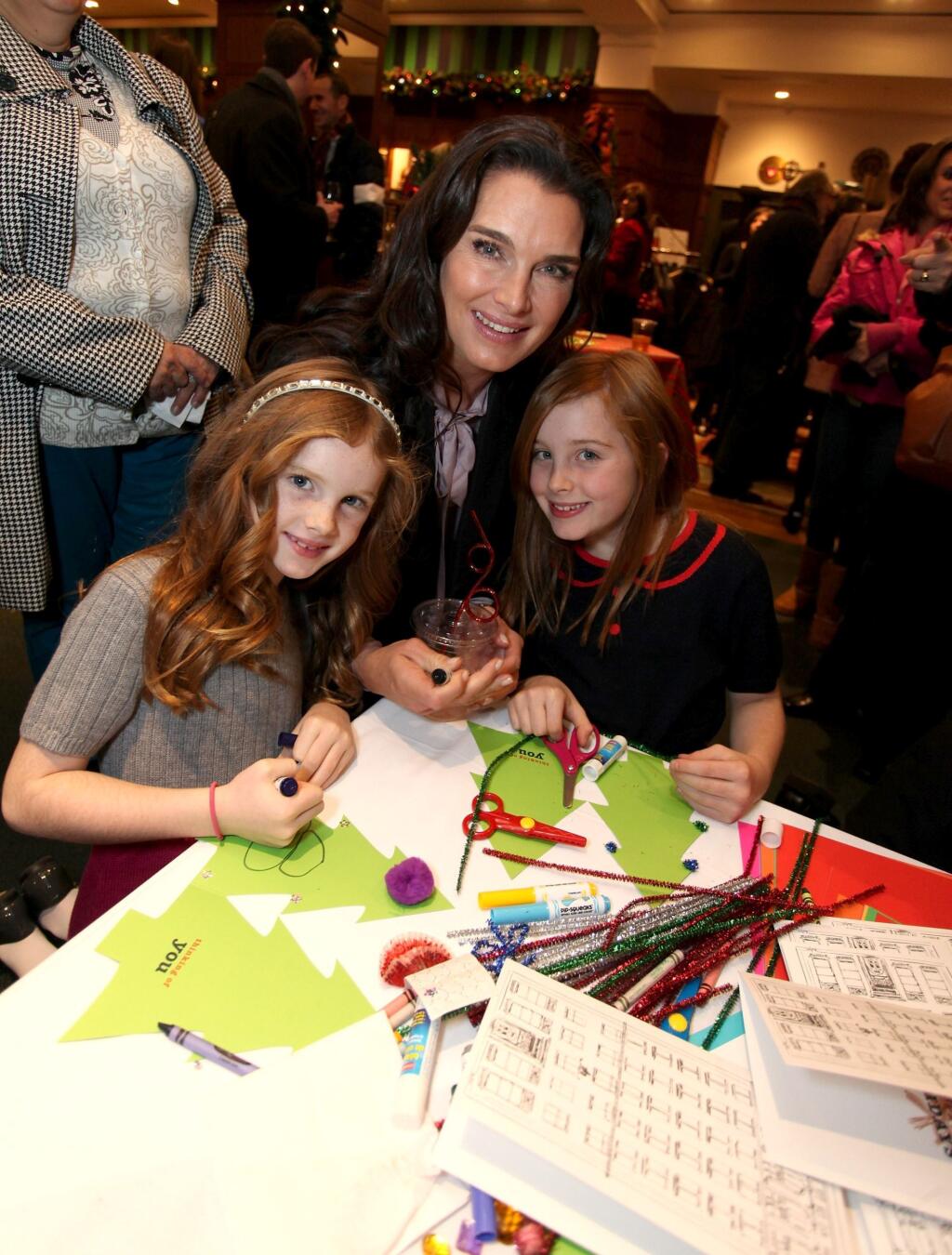 Brooke Shields s manželom a dcérami