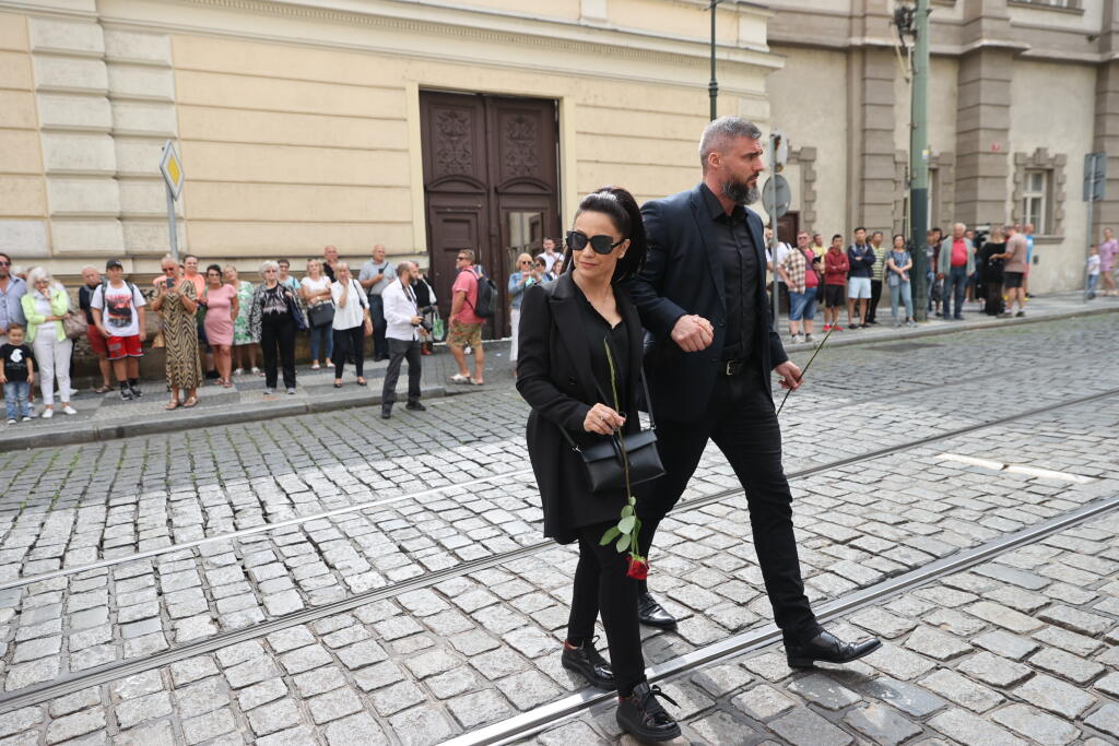 Lucie Bílá a jej partner Radek Filipi.