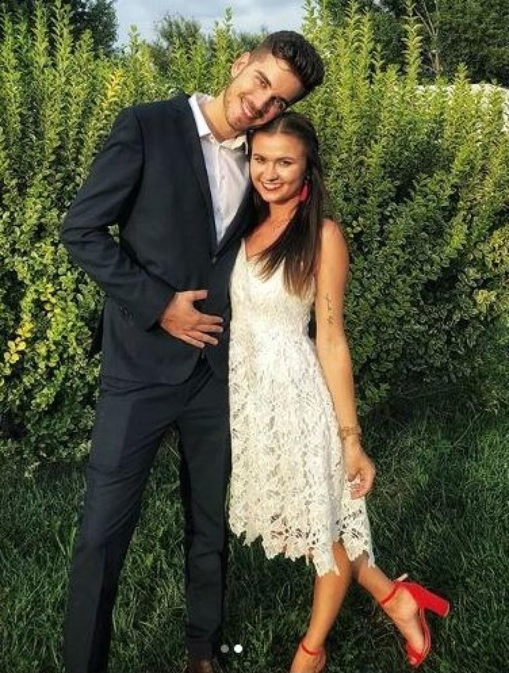 GoGo s partnerkou Luciou na svadbe počas uplynulého víkendu.