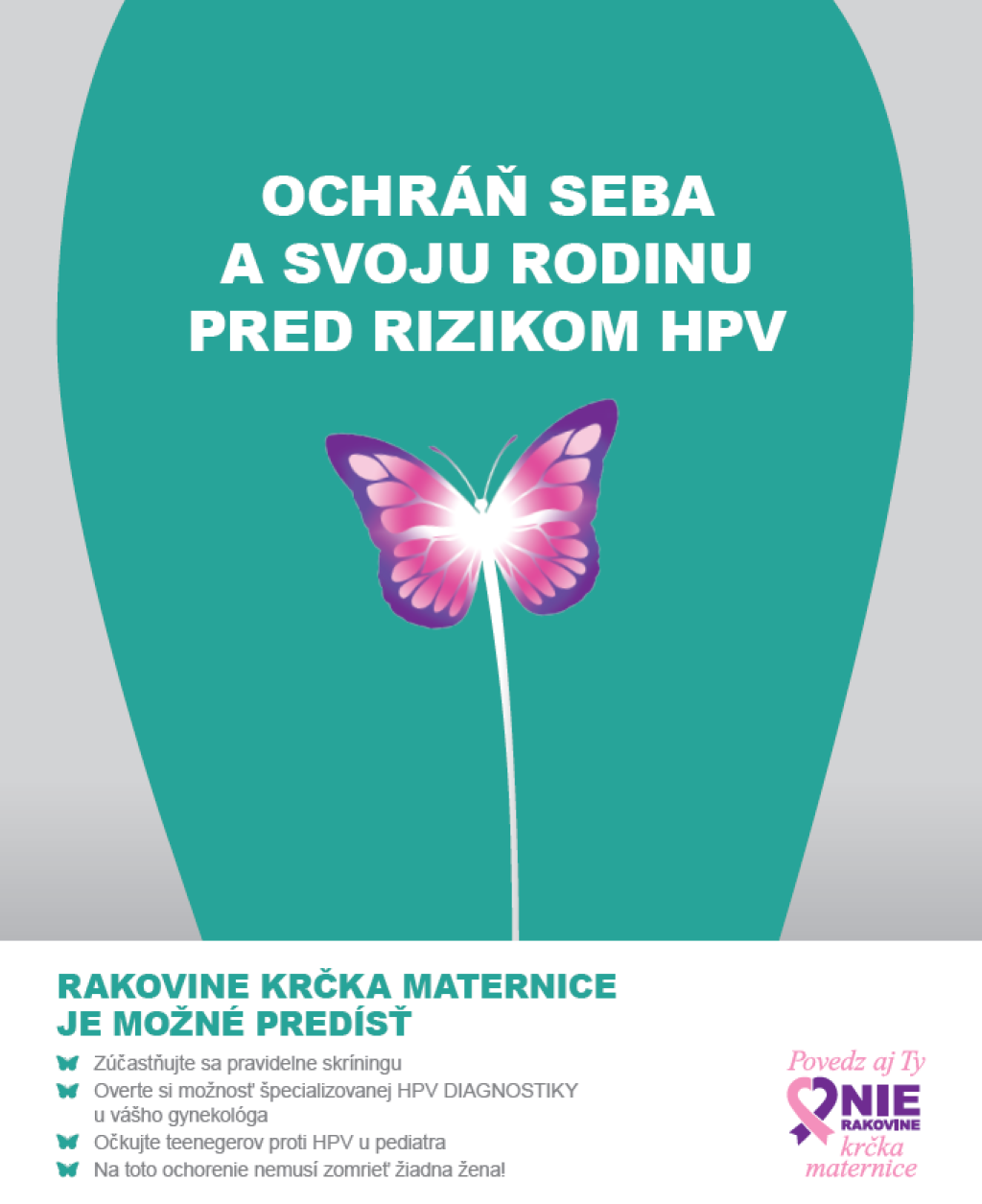 Začína sa kampaň proti rakovine krčka maternice.
