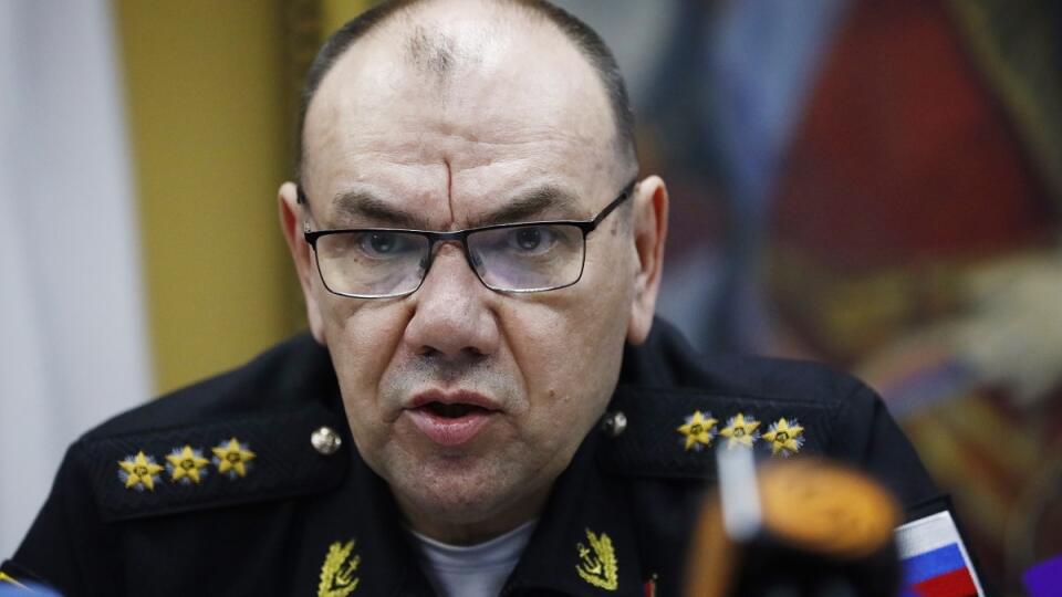 Veliteľ ruskej Severnej flotily admirál Alexander Mojsejev