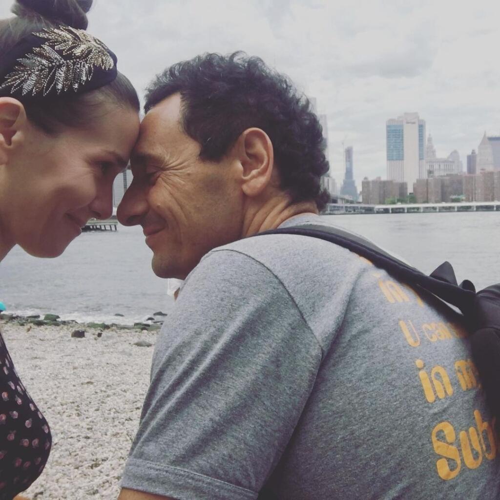 Natalia Oreiro s manželom, hudobníkom Ricardom Mollom.