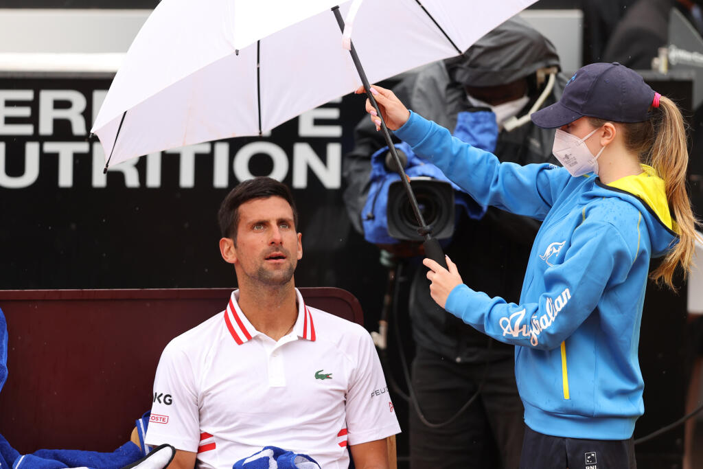 Novak Djokovič na turnaji v Ríme.