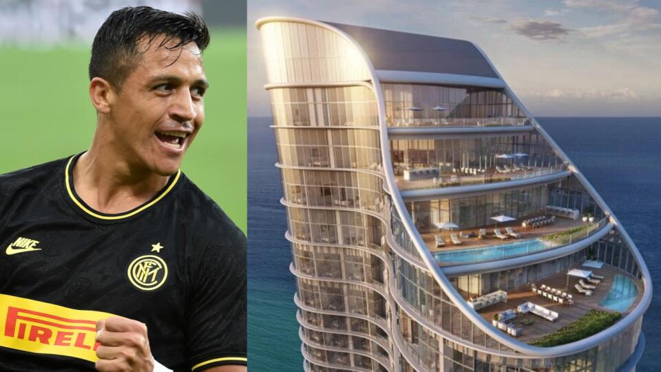 Alexis Sanchez si kúpil nový apartmán na pláži v Miami.