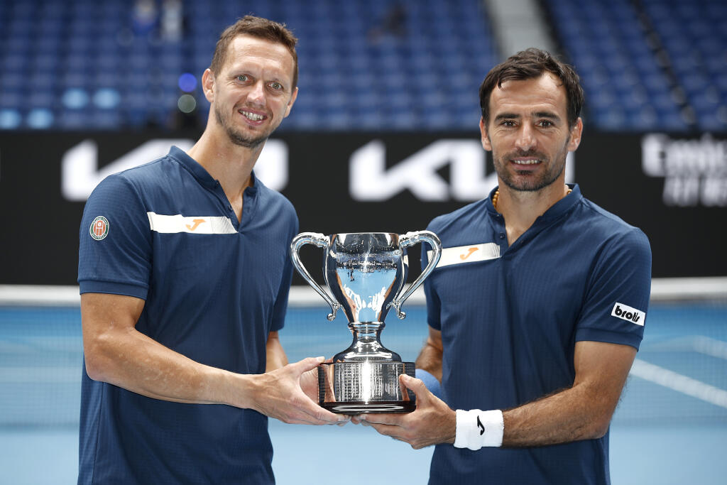 Filip Polášek a Ivan Dodig vyhrali Australian Open.