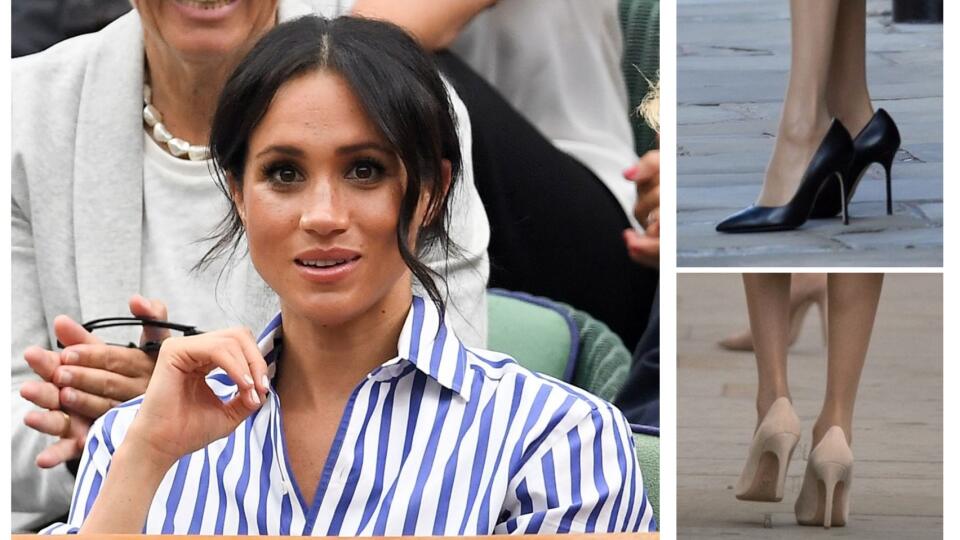 Meghan sa na verejnosti ukazuje zásadne vždy na vysokých podpätkoch