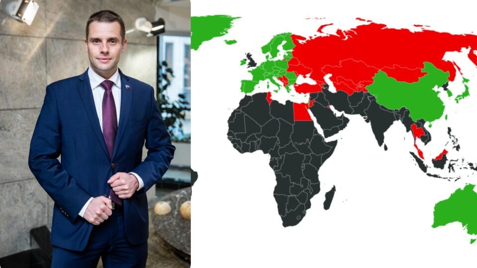 Cestovateľský semafor rozdelí krajiny do troch farieb podľa rizikovosti šírenia covid-19.