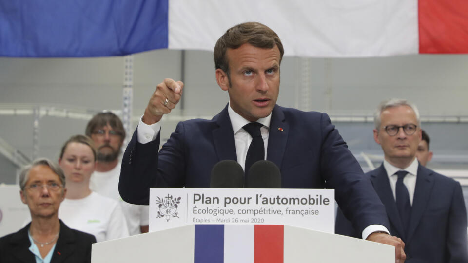 Francúzsky prezident Emmanuel Macron.