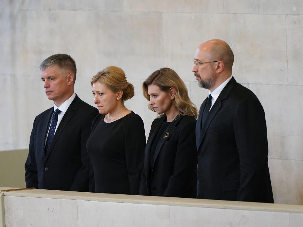 Na pohreb kráľovnej Alžbety II. v Londýne prišli politickí lídri, monarchovia aj zástupcovia diplomatických delegácií z celého sveta. Na fotke prvá dáma Ukrajiny Olena Zelenská.
