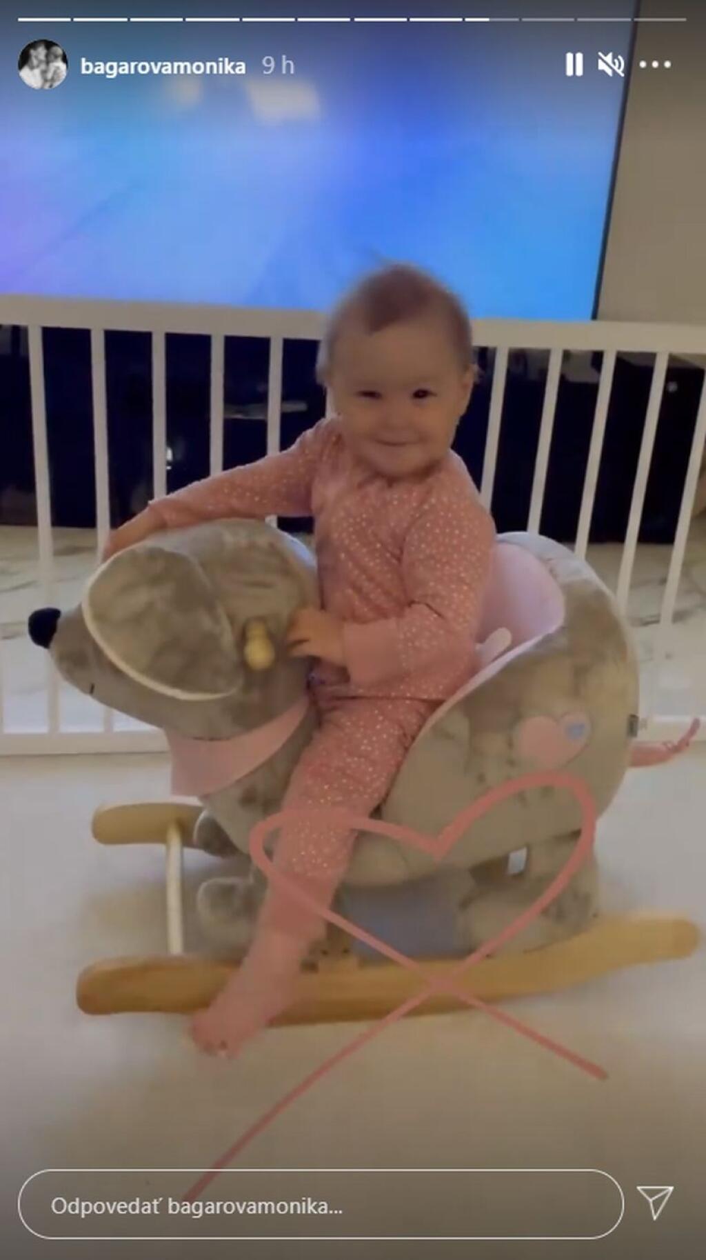 Dcéra Moniky Bagárovej Rumia