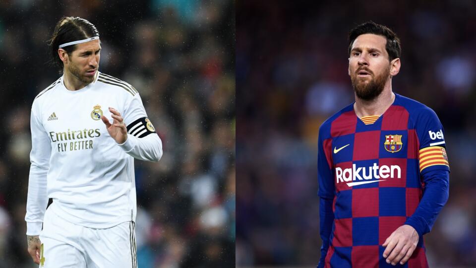 Sergio Ramos a Lionel Messi