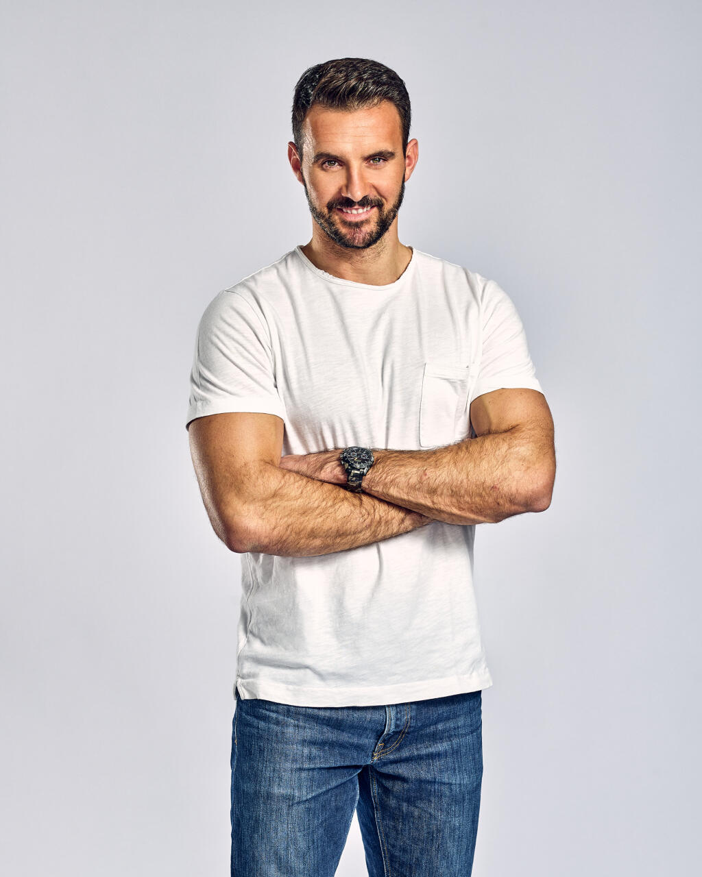 Moderátor šou Martin Šmahel.