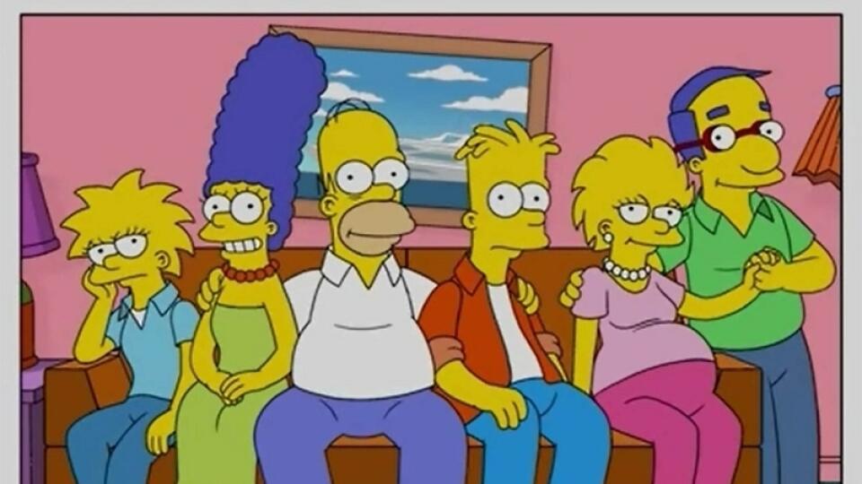 Obľúbená rodinka zo seriálu Simpsonovci