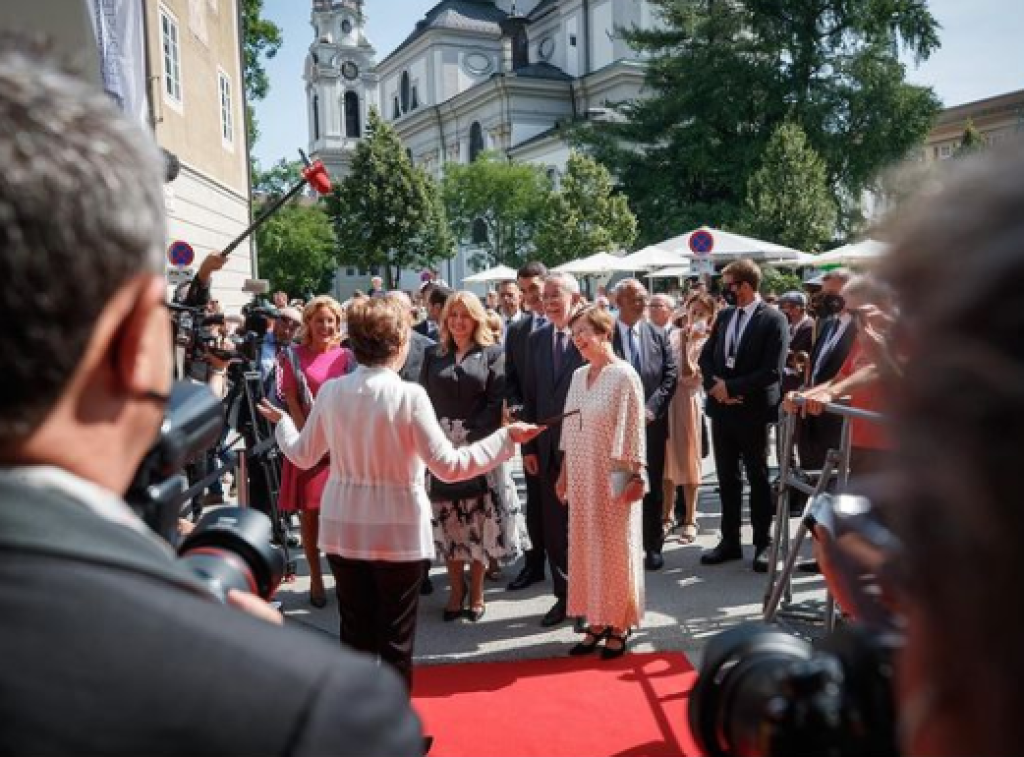Zuzana Čaputová bola hlavnou hviezdou na Salzburskom festivale.