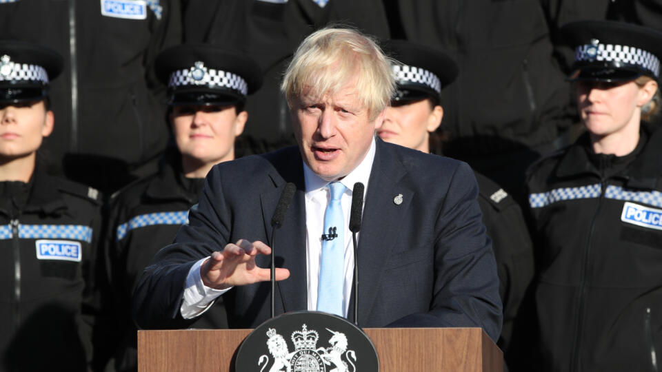 Britský premiér Boris Johnson