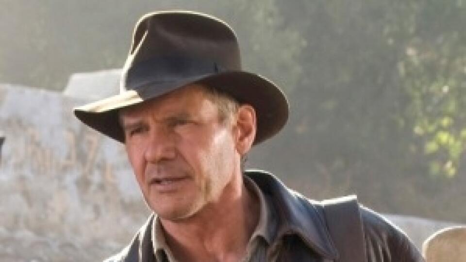 Harrison Ford vo filme Indiana Jones