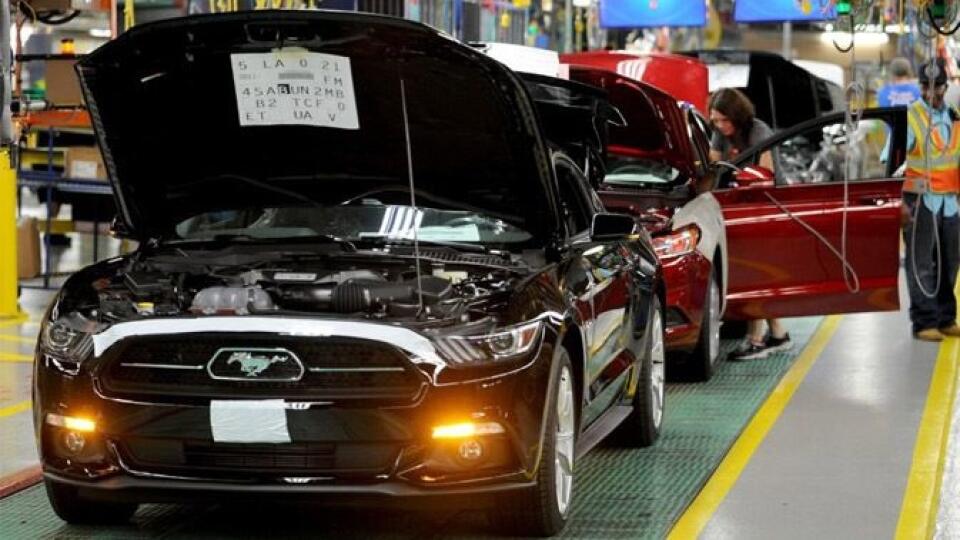 ikona Ford Mustang sa vyrába v závode Flat Rock