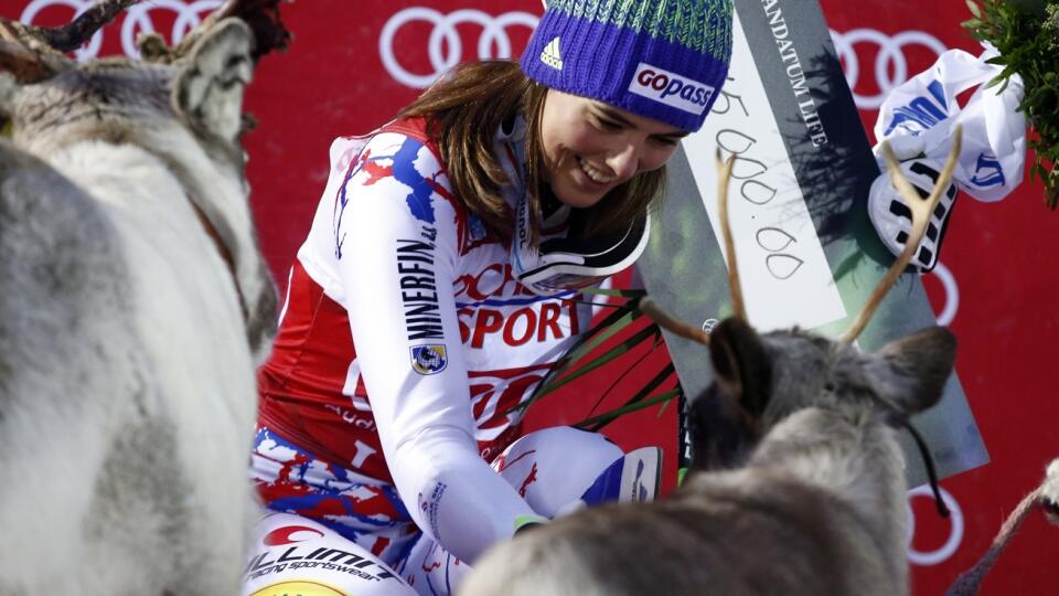 Petra Vlhová vlastní soba.