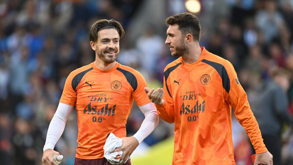 Jack Grealish a Aymeric Laporte