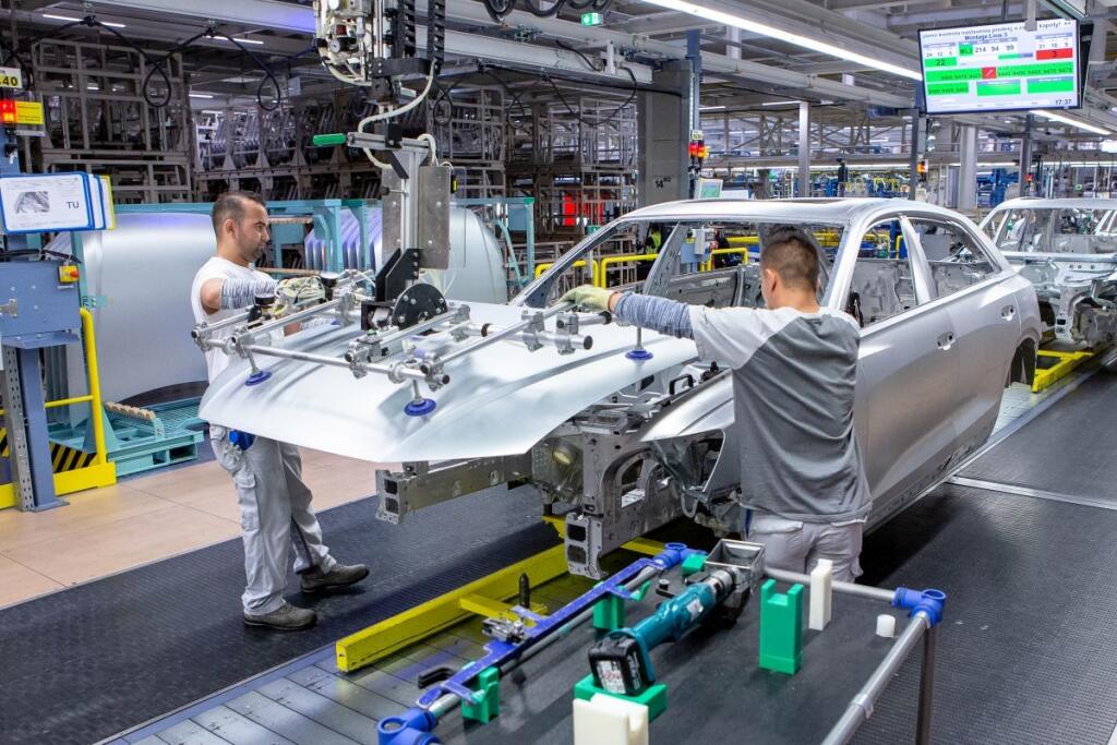 Výroba v závode Volkswagen Slovakia v Bratislave