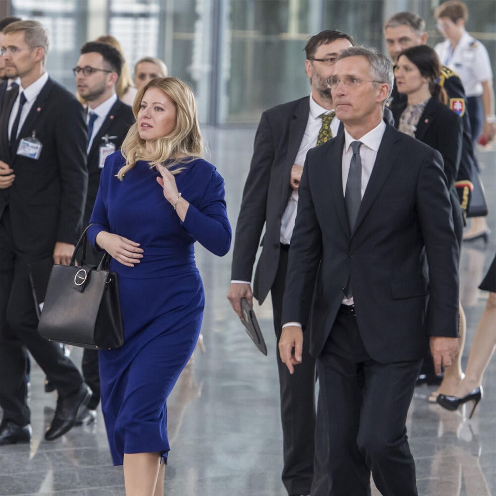 Prezidentka Zuzana Čaputová na návšteve centrály NATO