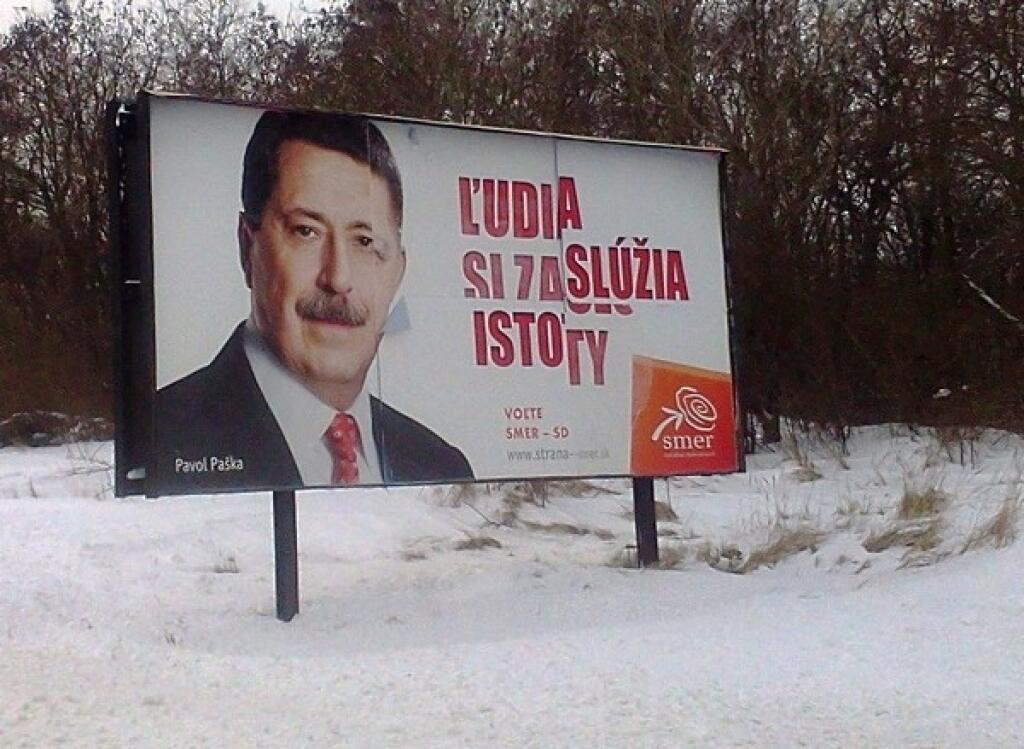 Najhorší bilbord predvolebnej kampane všetkých čias