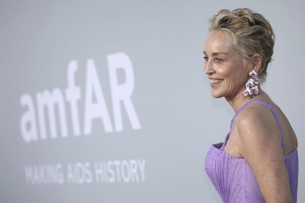 Sharon Stone
Sharon Stone poses for photographers upon arrival at the amfAR Cinema Against AIDS benefit the during the 74th Cannes international film festival, Cap d'Antibes, southern France, Friday, July 16, 2021. (Photo by Vianney Le Caer/Invision/AP)