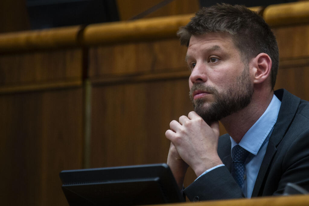 Podpredseda NRSR Michal Šimečka.